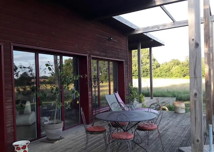 foto di Maison bois à la campagne Marnay 