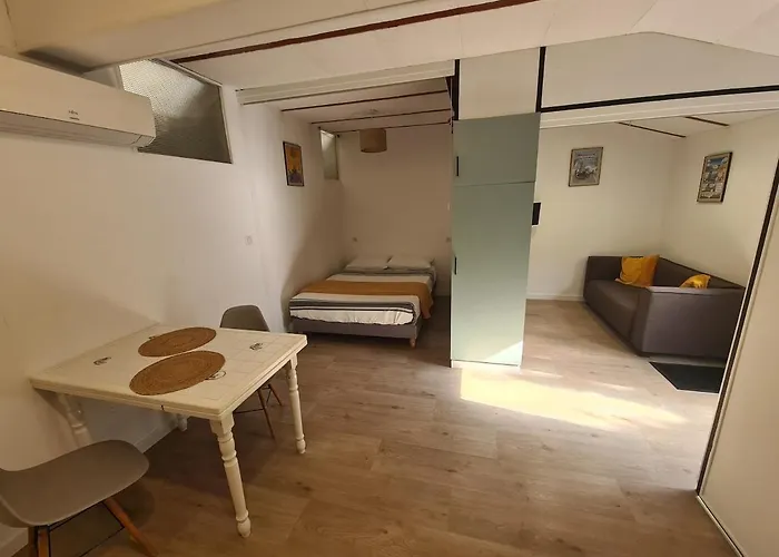 Studio - Climatise - Proche Centre Ville, Espace Carat, Gare - Parking Gratuit l'Isle-d'Espagnac foto